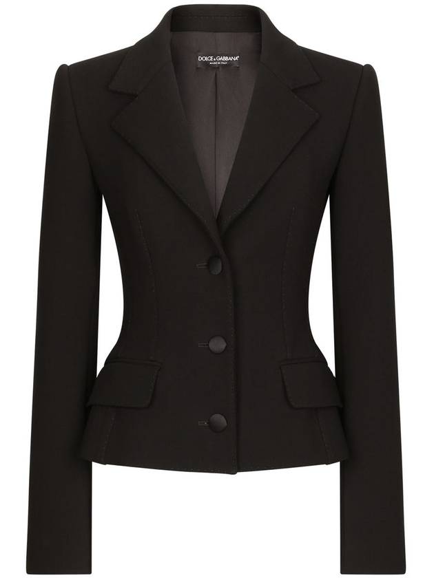 Virgin Wool Blend Blazer F27AWTFUBF1 - DOLCE&GABBANA - BALAAN 2