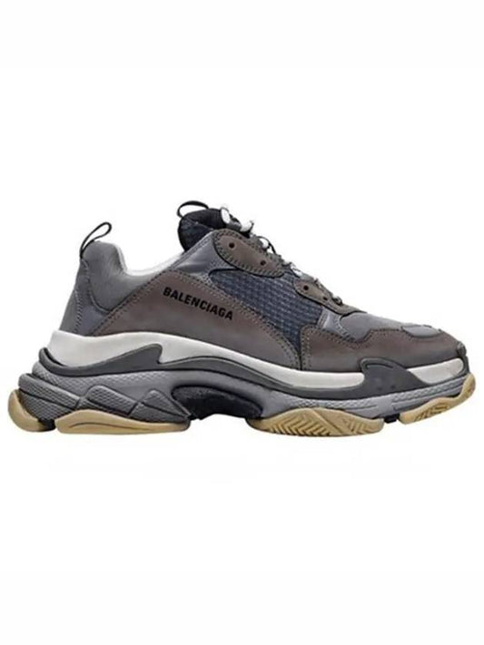 Triple S Low Top S Sneakers Grey Brown - BALENCIAGA - BALAAN 2