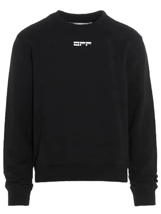 face logo sweatshirt black - OFF WHITE - BALAAN.