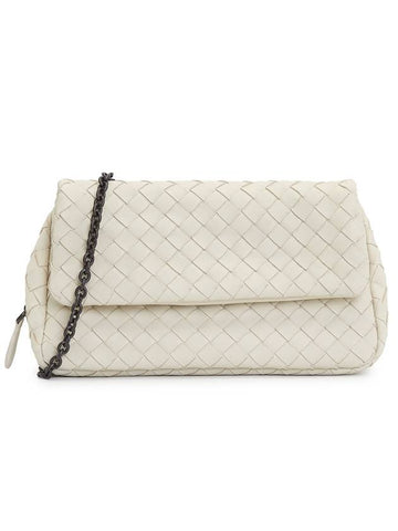 Intrecciato Nappa Chain Mini Shoulder Bag White - BOTTEGA VENETA - BALAAN 1