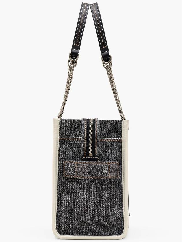 Denim Chain The Medium Tote Black Wash 2F4HTT018H05 965 - MARC JACOBS - BALAAN 3