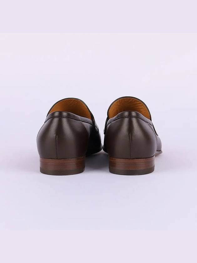 Interlocking G Leather Loafers Brown - GUCCI - BALAAN 6