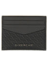 Woven Leather Card Holder - GIVENCHY - BALAAN 2