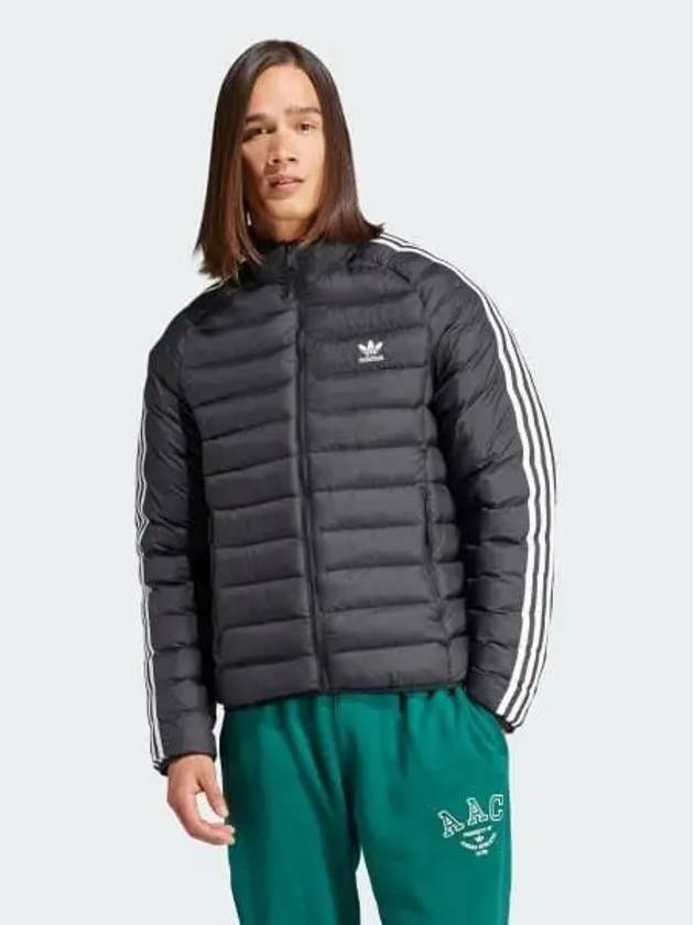 Padded stand up collar puffer jacket men s original black white IL2565 744213 - ADIDAS - BALAAN 1