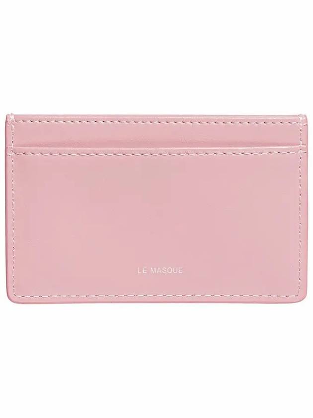 Slim Pocket Mini Coin Transportation Card Wallet Baby Pink - LE MASQUE - BALAAN 7