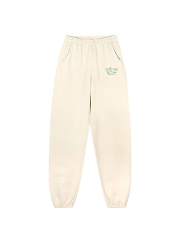 Logo Health Track Pants Cream - SPORTY & RICH - BALAAN 1