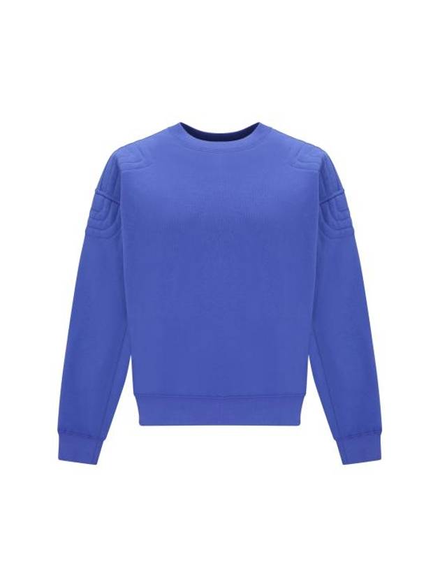 City Print Crew Neck Cotton Jersey Sweatshirt Blue - GUCCI - BALAAN 2