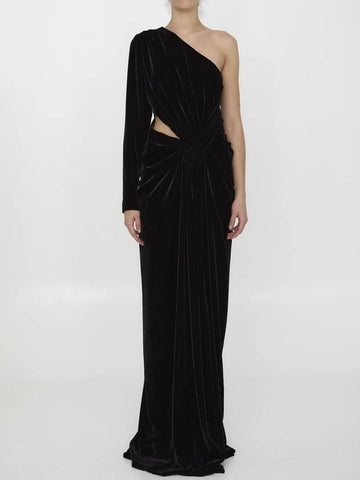 Black Velvet Dress - COSTARELLOS - BALAAN 1