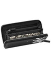 Sartorial Calligraphy Zipper Long Wallet Black - MONTBLANC - BALAAN.