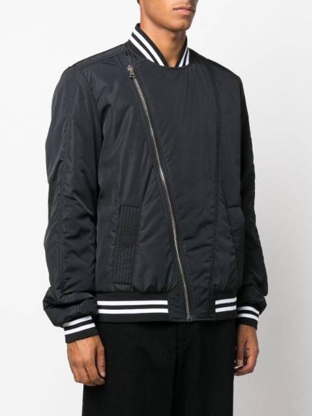 logo nylon padded bomber jacket - BALMAIN - BALAAN 5