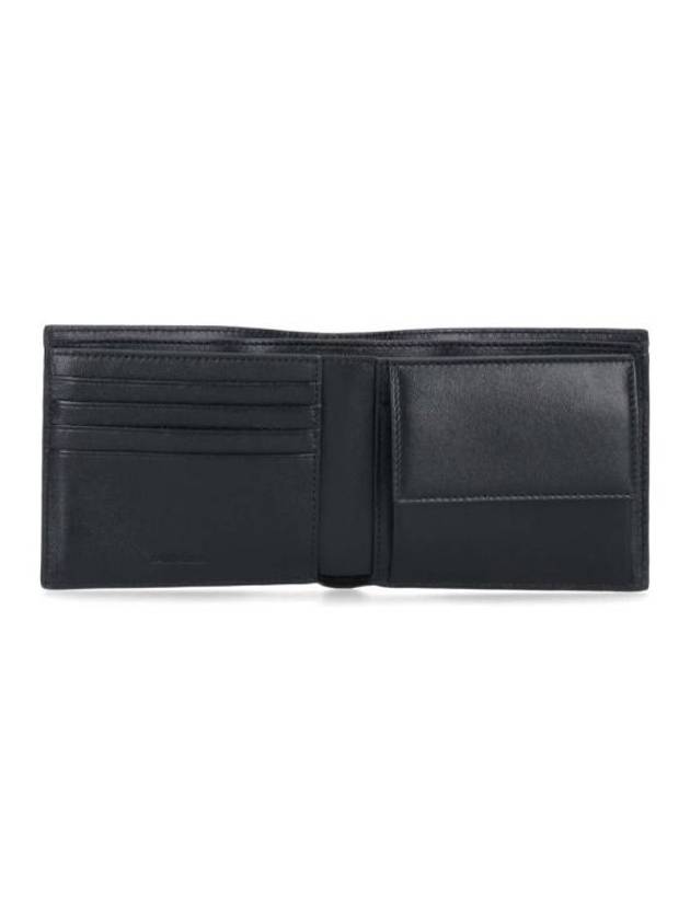 Wave Logo Half Wallet Black - BALENCIAGA - BALAAN 3