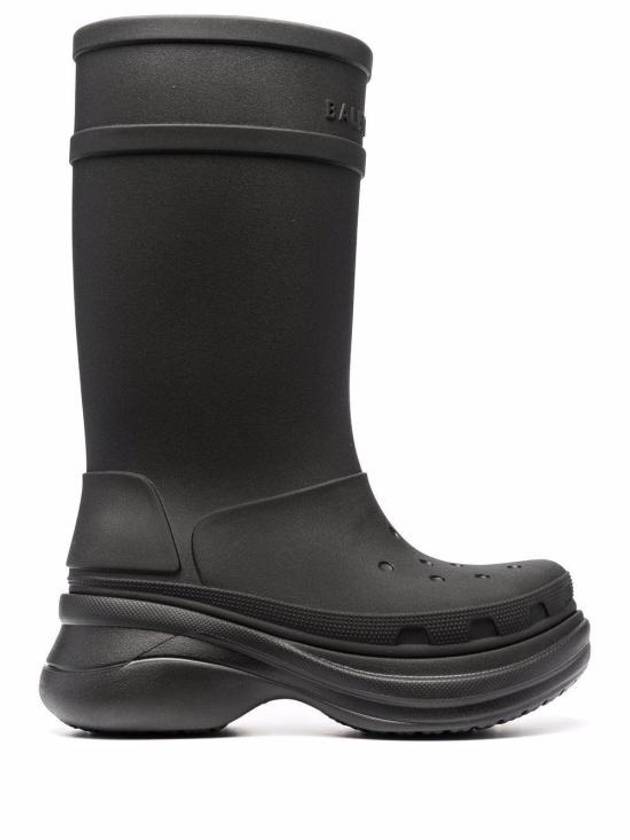 Crocs Rain Boots Black - BALENCIAGA - BALAAN 6