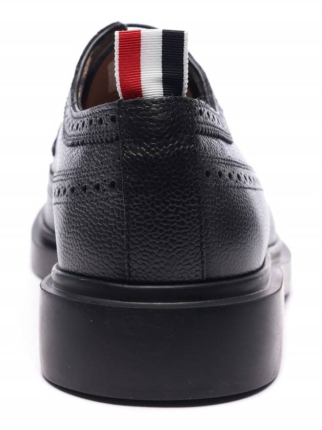 Men's Classic Long Wing Brogue Lace Up Brogue Shoes Black - THOM BROWNE - BALAAN 5
