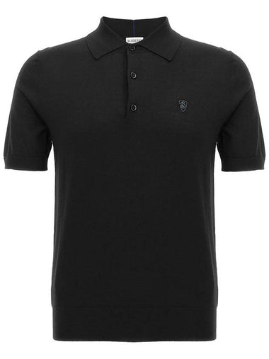 Burberry Wool Polo Shirt - BURBERRY - BALAAN 1