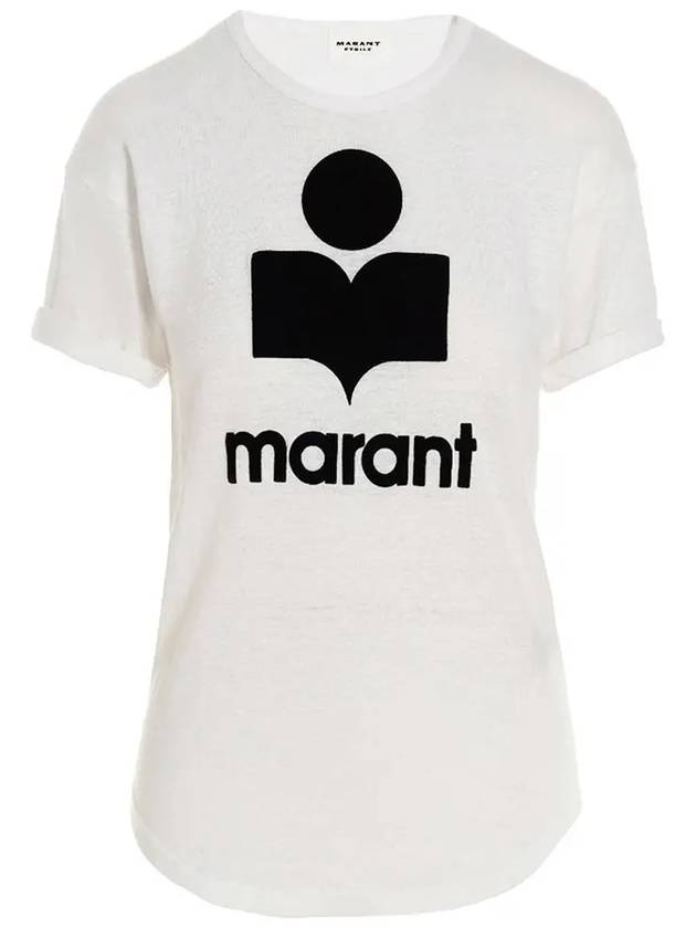 13th Anniversary KOLDI Velvet T Shirt TS0299 00M009E 20WH - ISABEL MARANT - BALAAN 1