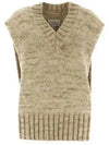 Botanical Dye Knit Vest Beige - MAISON MARGIELA - BALAAN 2