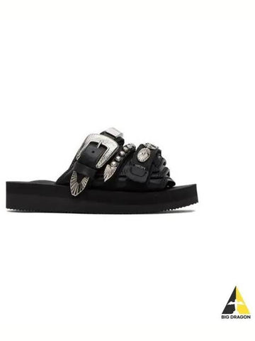 VIRILIS Fulla Suicoke Moto Slippers Black TC31 AJ501 - TOGA - BALAAN 1