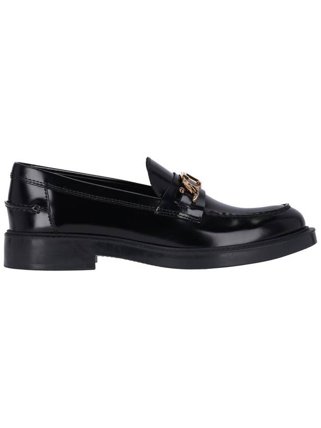 Horsebit Chain Leather Loafer Black - TOD'S - BALAAN 2