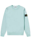 Wappen Patch Crew Neck Sweatshirt Mint - STONE ISLAND - BALAAN 2