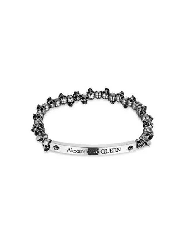 Mini Skull Bracelet Silver - ALEXANDER MCQUEEN - BALAAN 3