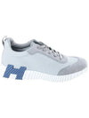 Bouncing Mesh Low Top Sneakers Grey - HERMES - BALAAN 3