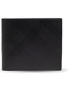 Embossed Check Bifold Coin Wallet - BURBERRY - BALAAN 1