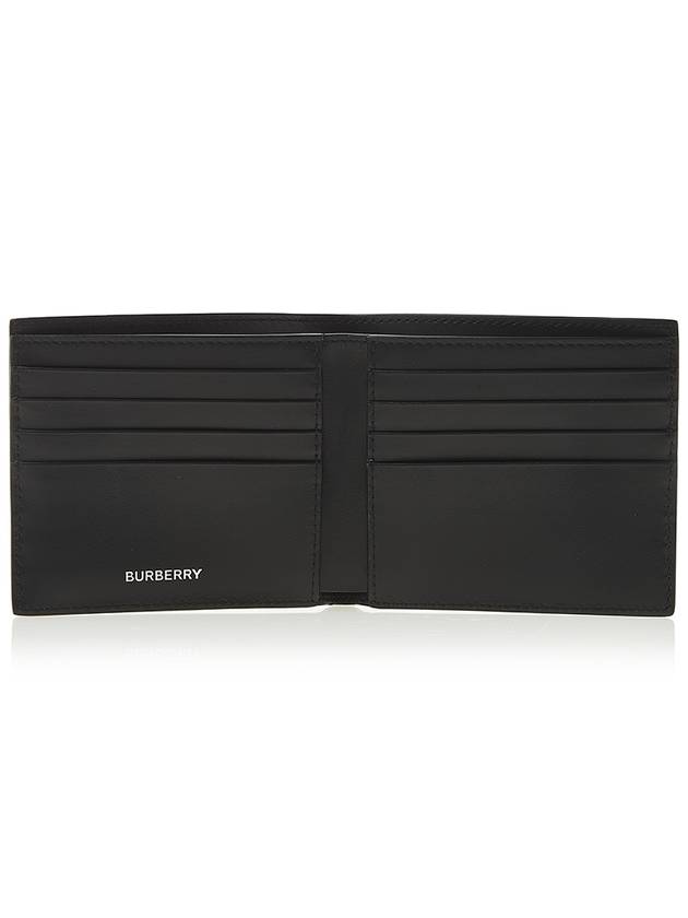 Universal Graphic Passport Wallet Black - BURBERRY - BALAAN.