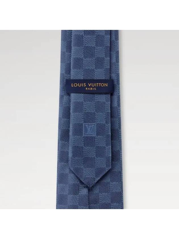 Damier Classic Tie Blue - LOUIS VUITTON - BALAAN 5