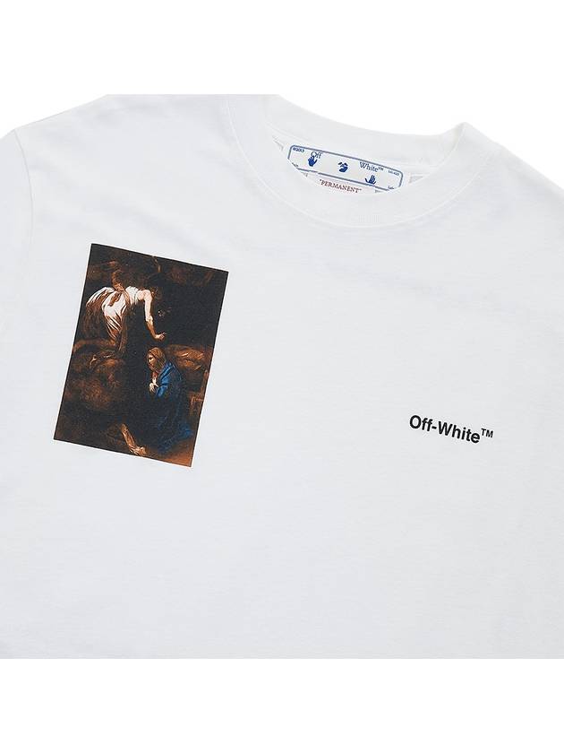 Caravaggio Root Print Long Sleeve T-Shirt White - OFF WHITE - BALAAN 8