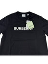 logo short sleeve t-shirt black - BURBERRY - BALAAN 5