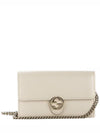 Interlocking GG Chain Mini Shoulder Bag White - GUCCI - BALAAN 2