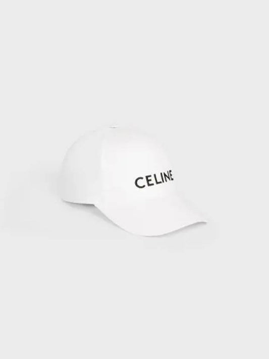 Logo Ball Cap White - CELINE - BALAAN 2