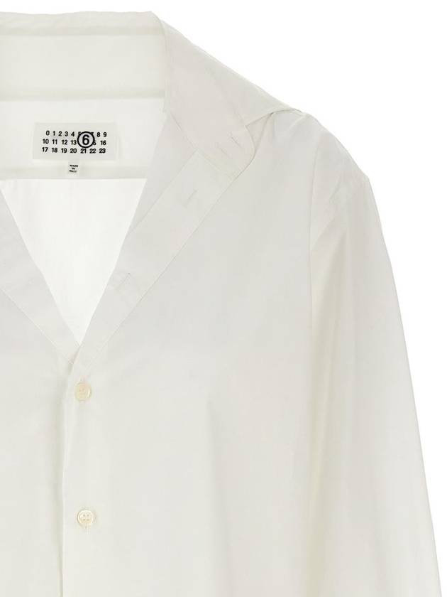 Cotton Long Sleeve Shirt White - MAISON MARGIELA - BALAAN 4