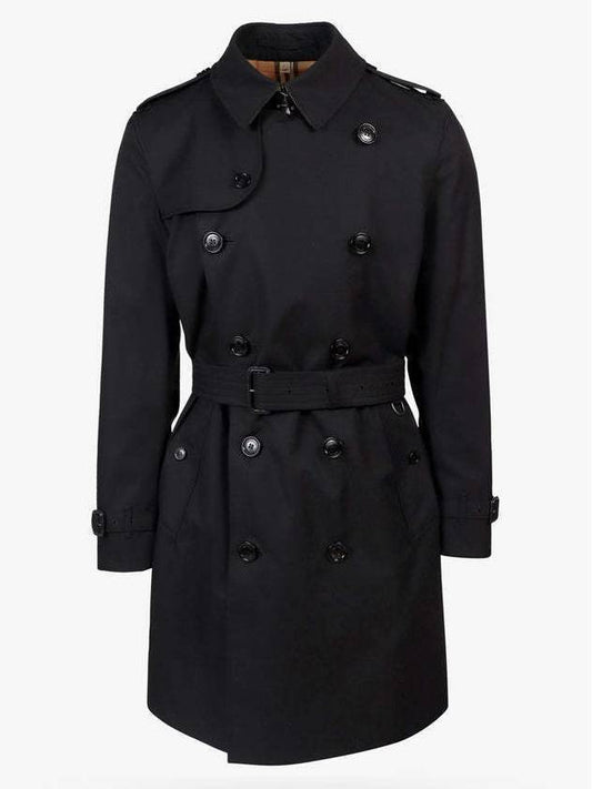 Men's Kensington Heritage Trench Coat Black - BURBERRY - BALAAN 2