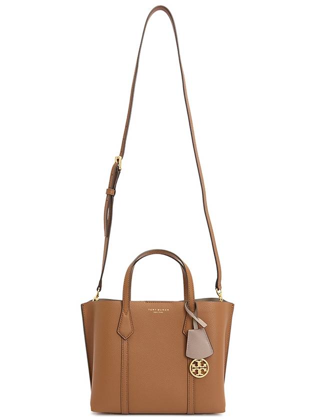 Perry Triple Compartment Small Tote Bag Light Umber - TORY BURCH - BALAAN 8