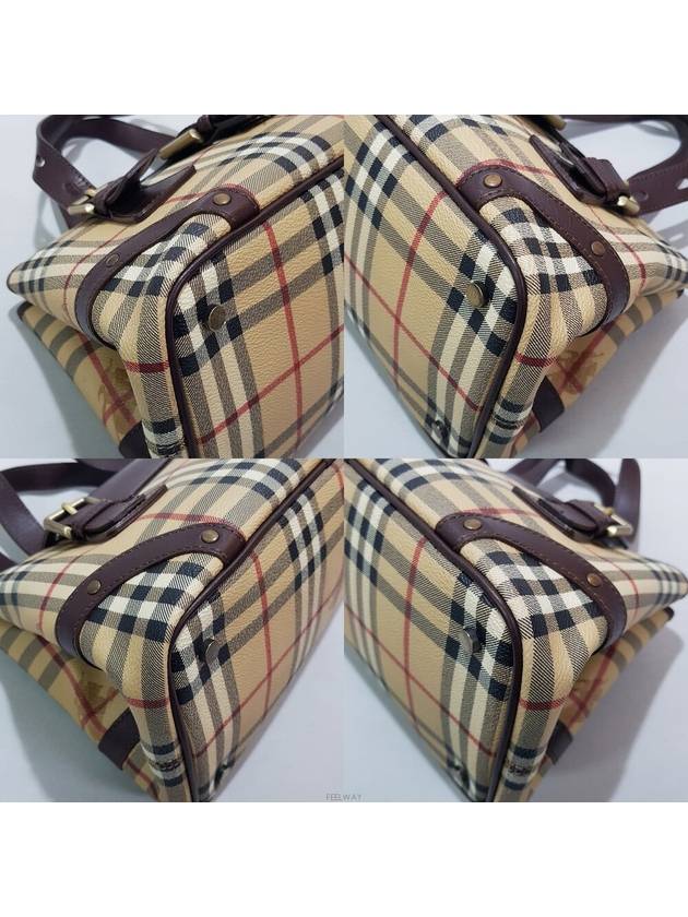 check buckle tote bag - BURBERRY - BALAAN 7