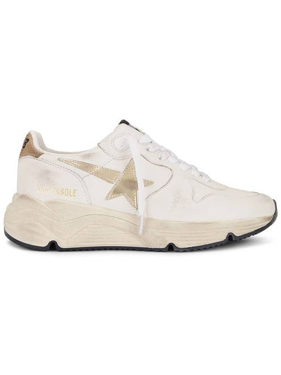 Running Sole Sports Low Top Sneakers Gold White - GOLDEN GOOSE - BALAAN 2