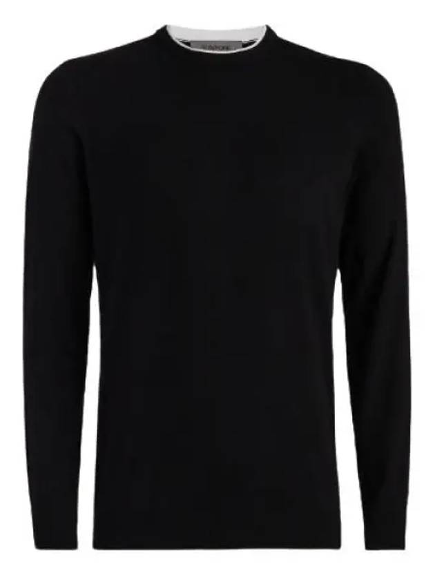 Merino Wool Blend Crew Neck Sweater GMS000002 Onyx Men s - G/FORE - BALAAN 1