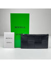 Intrecciato Zipper Leather Card Wallet Black - BOTTEGA VENETA - BALAAN 2