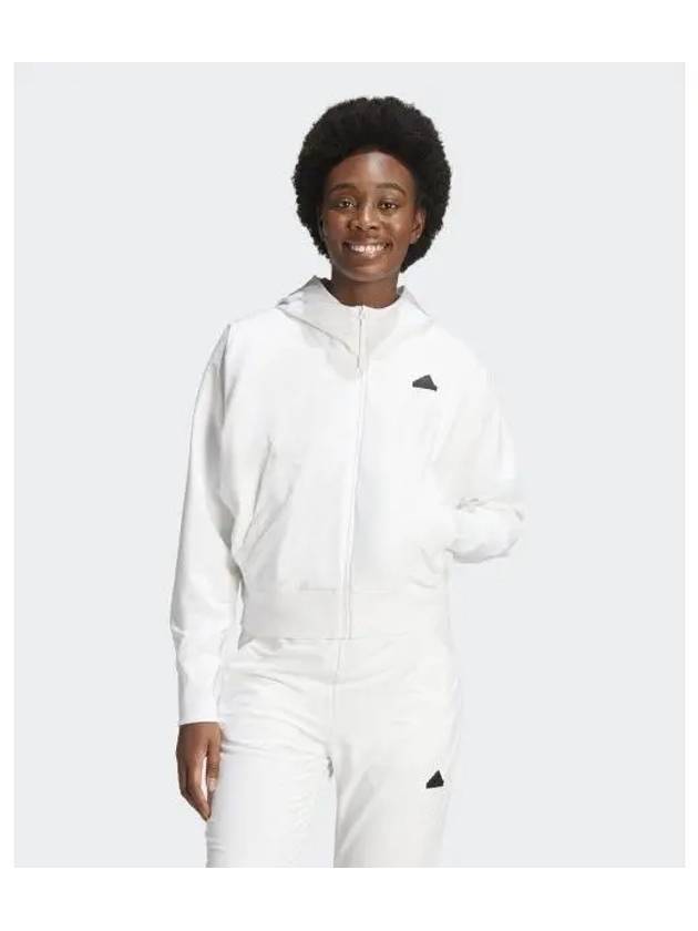 Z.N.E. Hooded Zip-Up White - ADIDAS - BALAAN 1