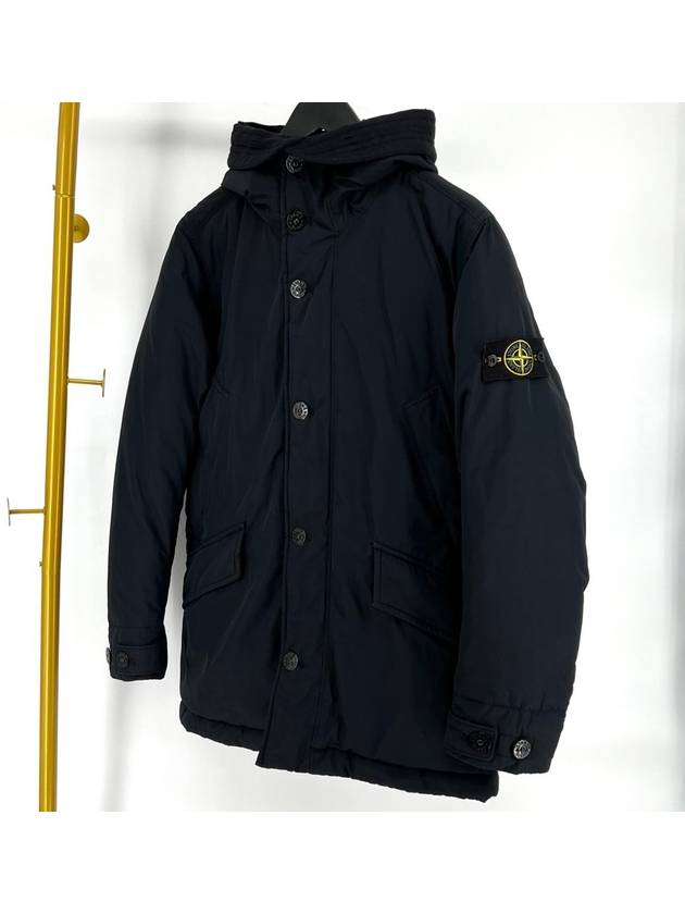 Coyote fur long padding navy size S - STONE ISLAND - BALAAN 3