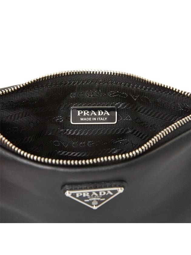 Leather Pouch Black - PRADA - BALAAN 9