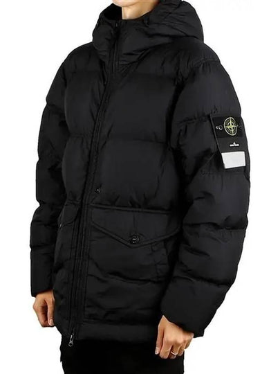 Crinkle Reps Re-Nylon Down Padding Black - STONE ISLAND - BALAAN 2