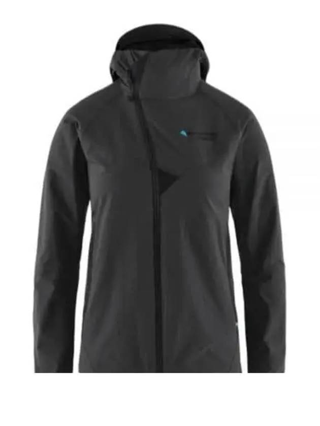 Women's Vanadis 2.0 Wind Stretch Zip-Up Jacket Dark Grey - KLATTERMUSEN - BALAAN 2