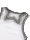 Runway Spray Logo Recycled Sleeveless White - ULKIN - BALAAN 5