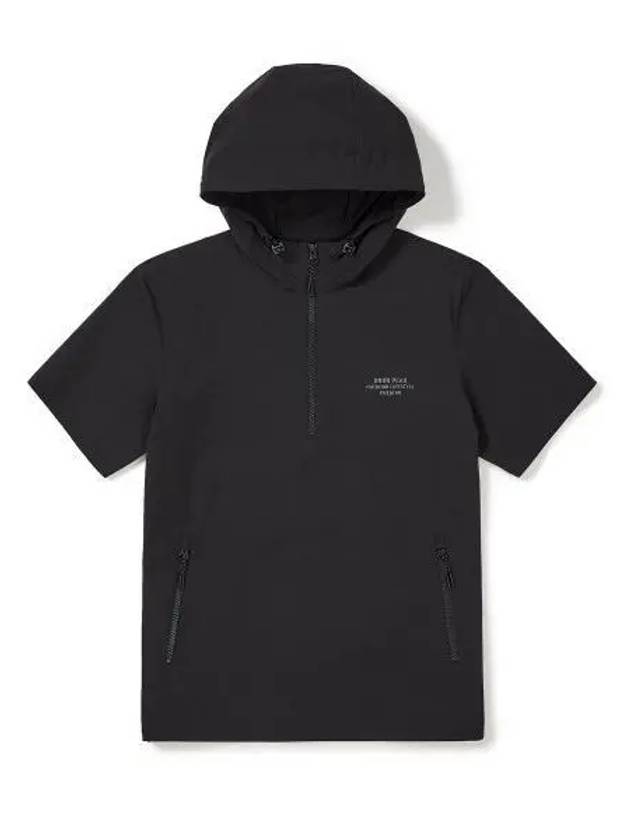 Pro Short Sleeve Hooded Anorak Dark Charcoal S23MMTAN30 - SNOW PEAK - BALAAN 1