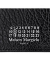 Bovine Leather Card Wallet Black - MAISON MARGIELA - BALAAN 6