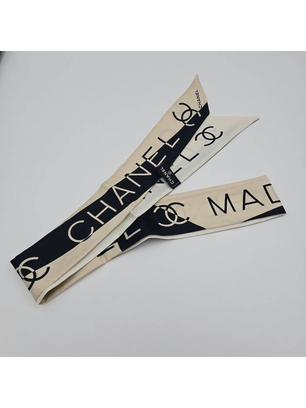 Long scarf bandeau twilly hairband AAA483 - CHANEL - BALAAN 5