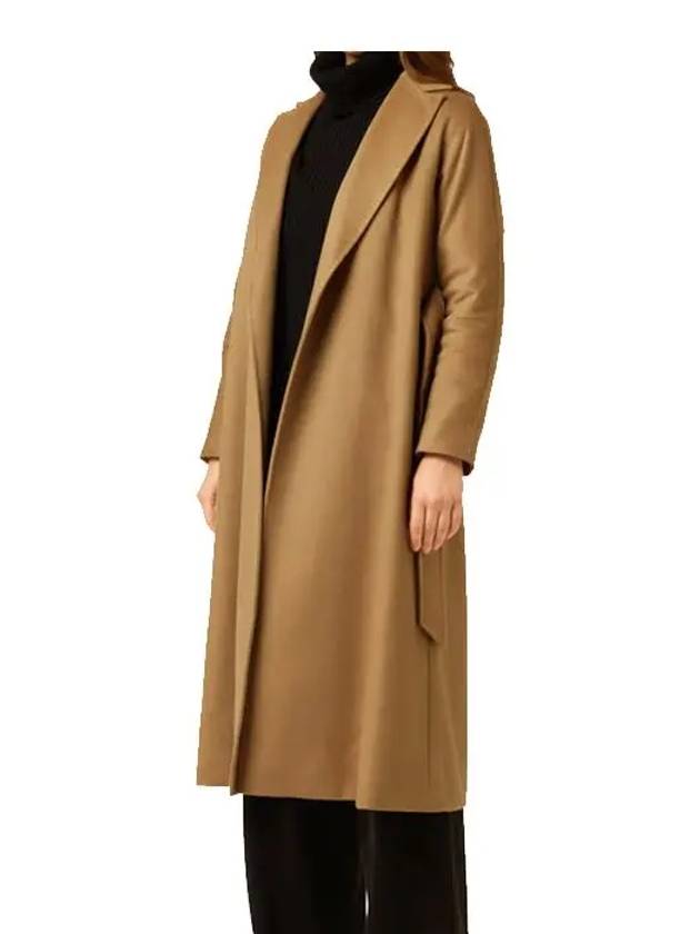 Prater Virgin Wool Single Coat Camel - MAX MARA - BALAAN 5