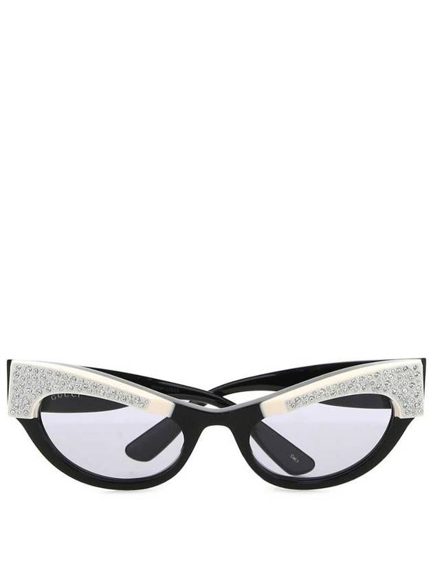 cat eye frame sunglasses black - GUCCI - BALAAN 3